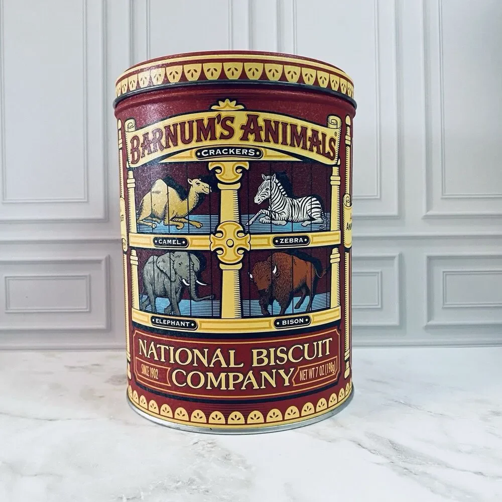 Vintage Barnum’s Animal Crackers National Biscuit Co. Tin 2002